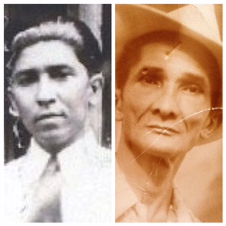 Enrique Vega Bonilla and Juan Bonilla Quiles, the grandsons of Juan Eusebio Bonilla Salcedo