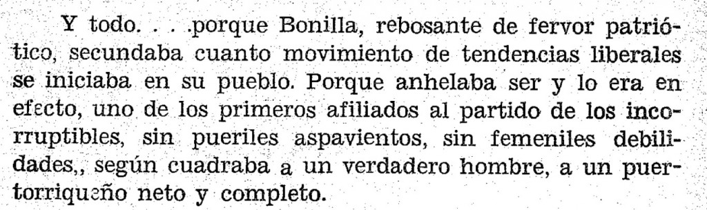 Juan Eusebio Bonilla Salcedo and the Autonomist PArty